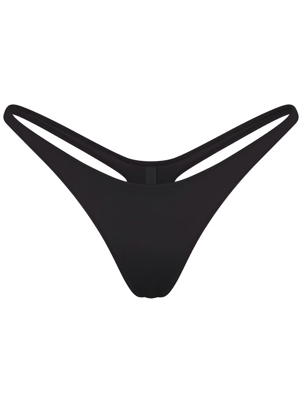 Skims Black Bikini Bottom Thong Onyx Swim Bottom